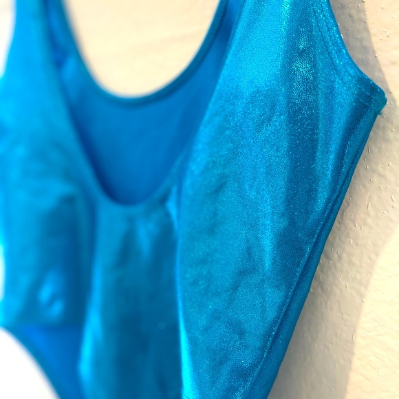 Laina Rauma onepiece bikini thong Metallic Blue Sm - Picture 3 of 12